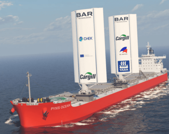 Mitsubishi Corporation apresenta cargueiro “alado” a caminho do Brasil