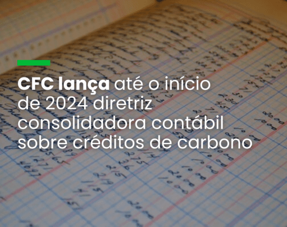 CFC lança até o início de 2024 diretriz consolidadora contábil sobre créditos de carbono