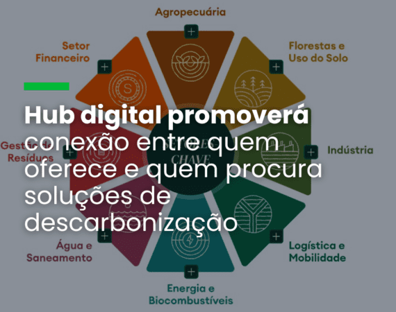 Hub digital promoverá conexão entre quem oferece e quem procura soluções de descarbonização