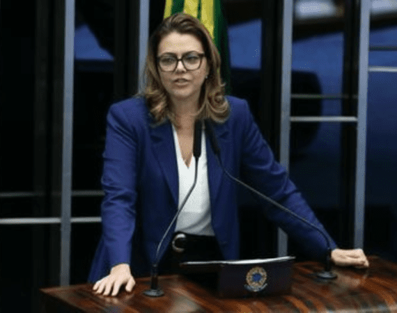 Senadora Leila Barros, relagtora do projeto de lei que regula o mercado de carbono. Foto: Lula Marques/ Agência Brasil