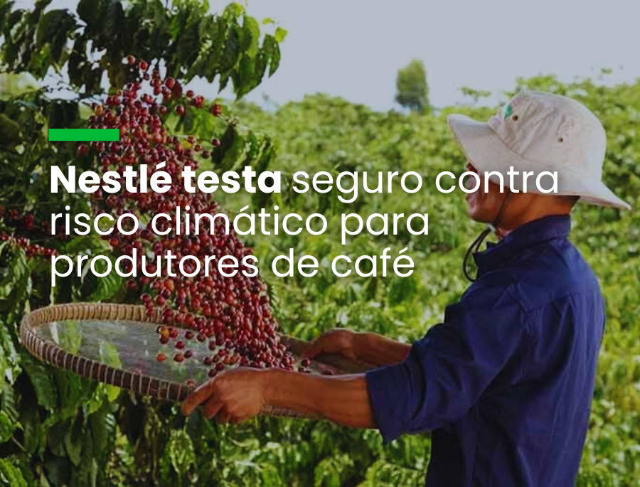 Nestlé testa seguro contra risco climático para produtores de café