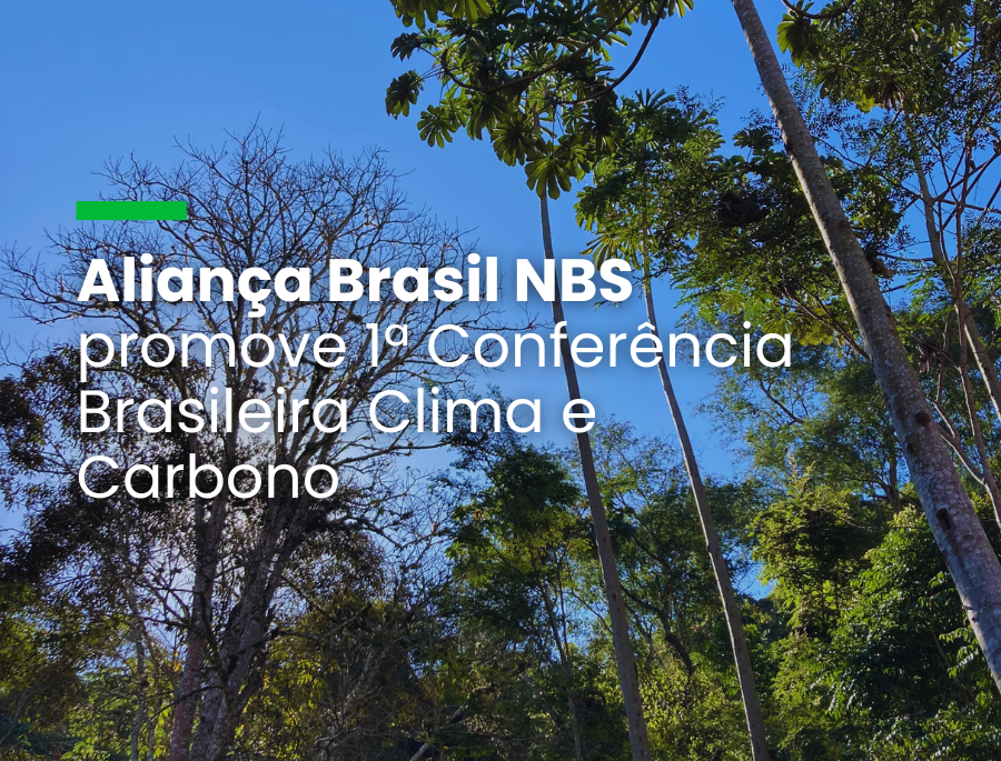 Aliança Brasil NBS promove 1ª Conferência Brasileira Clima e Carbono
