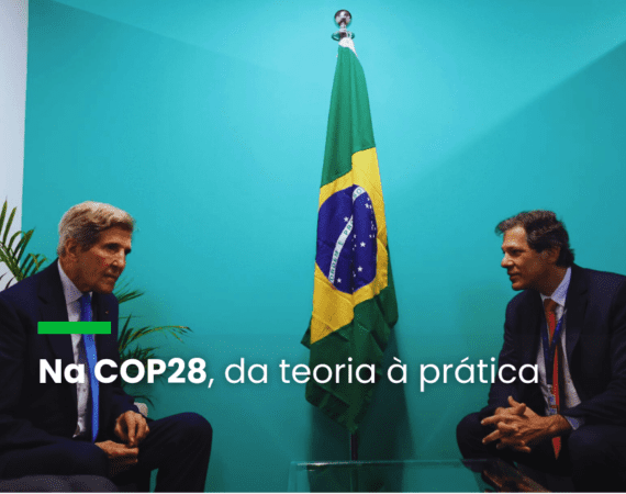 John Kerry e Fernando Haddad na COP28. Foto Fernando Donasci
