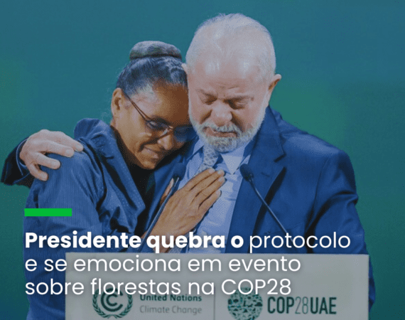 Marina e Lula durante a COP 28: compromisso com o meio ambiente envolve 23 ministérios. Foto: Ricardo Stuckert / PR