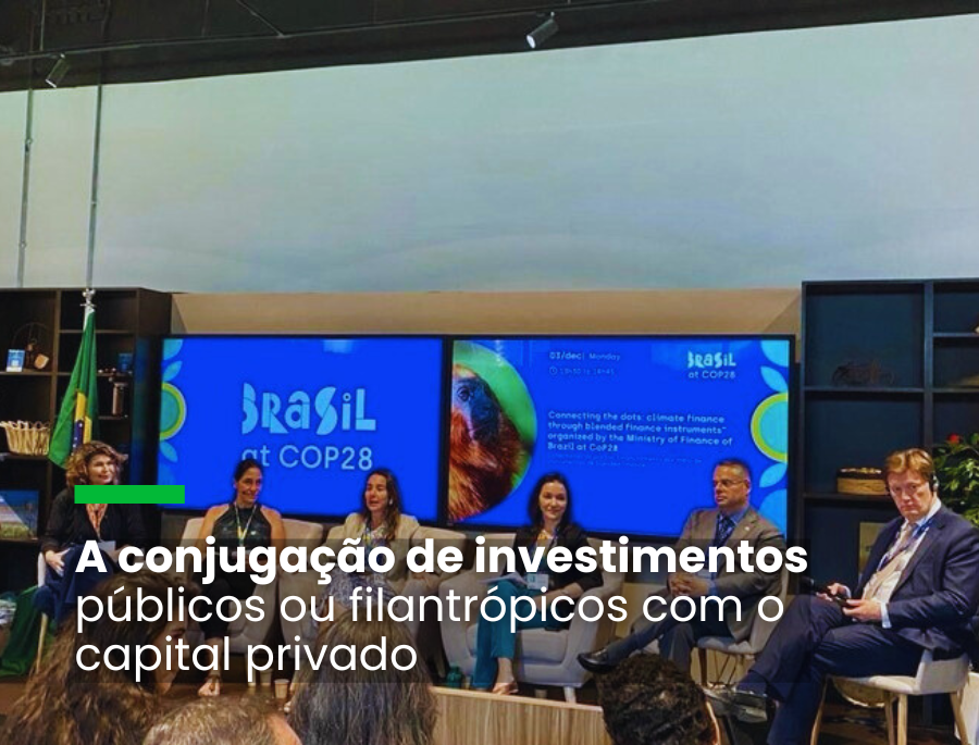 sustentabilidade, blended finance, baixo carbono, MInistério da Fazenda, COP28, ONU