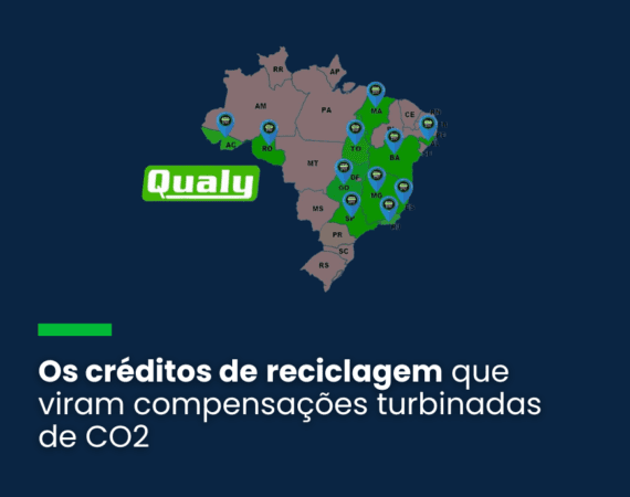 Os créditos de reciclagem que viram compensações turbinadas de CO2