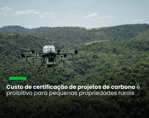 Custo de certificação de projetos de carbono é proibitivo para pequenas propriedades rurais