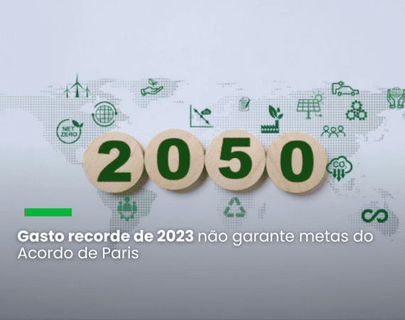 Investimento global em energia limpa 'não é nem de longe suficiente' até 2050