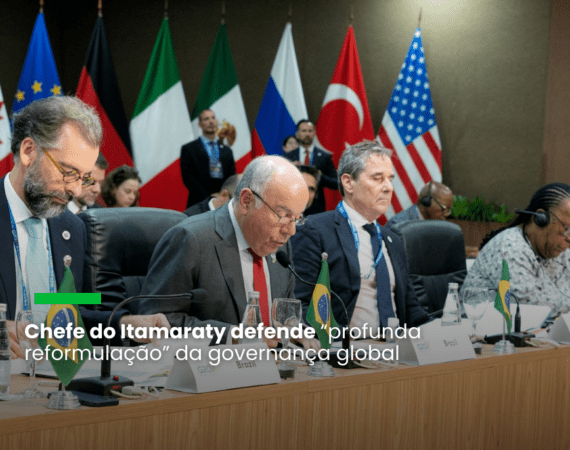 Mudanças climáticas são uma das guerras de 2024, disse o ministro Mauro Vieira no G20