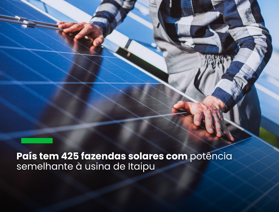 A maior parte das fazendas solares está concentrada no Nordeste, em função da maior radiação solar na região, informa a Câmara de Comercialização de Energia Elétrica (CCEE)