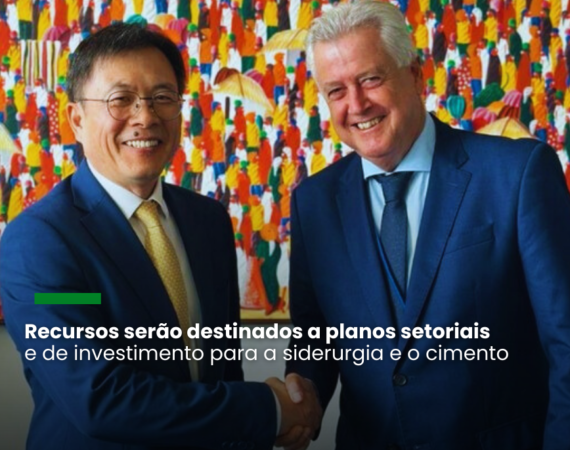 diretor gerente da UNIDO, Ciyong Zou, e o secretário de Economia Verde, Descarbonização e Bioindústria do MDIC, Rodrigo Rollemberg