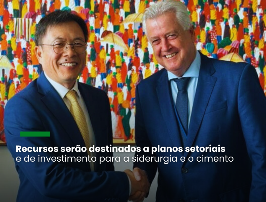 diretor gerente da UNIDO, Ciyong Zou, e o secretário de Economia Verde, Descarbonização e Bioindústria do MDIC, Rodrigo Rollemberg