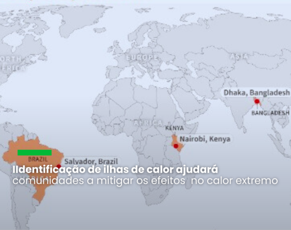 A Administração Federal Oceânica Atmosférica (NOAA) dos Estados Unidos vai trabalhar com cientistas comunitários localizar os bairros mais quentes em 14 cidades do país e quatro do exterior
