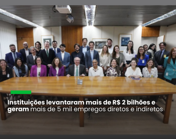 O evento reuniu representantes de empresas inovadoras focadas no enfrentamento das mudanças climáticas