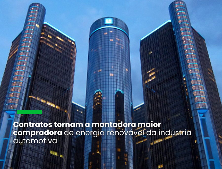 Contrato que atenderá necessidades de três fábricas da montadora nos EUA contribui para que a empresa alcance a sua meta de ser neutra em carbono até 2040