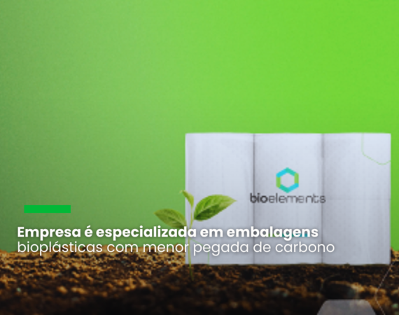 Além de diminuir a geração de resíduos sólidos, a matéria-prima biodegradável produz menos emissões de gases de efeito estufa