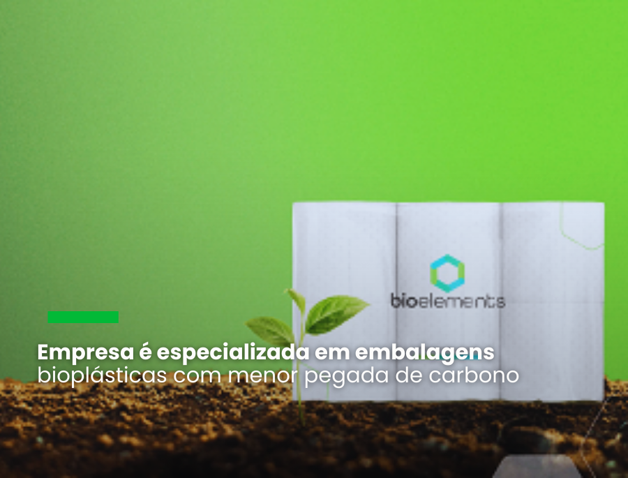 Além de diminuir a geração de resíduos sólidos, a matéria-prima biodegradável produz menos emissões de gases de efeito estufa