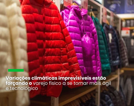 Com dias de frio e outros de calor intercalados numa mesma estação, a gestão de estoque torna-se crítica, segundo o diretor comercial da VarejOnline, William Santos