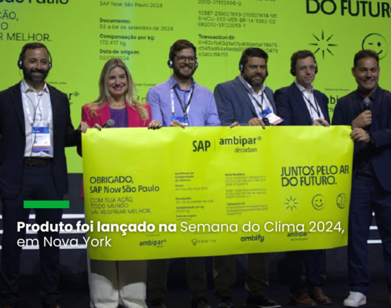 Clientes poderão neutralizar emissões de gases de efeito estufa adquirindo créditos de carbono internacionalmente certificados por meio da plataforma de tecnologia da Ambipar
